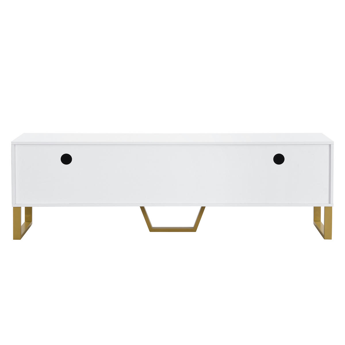 LOWBOARD Weiß 170/40/53.5 cm - Weiß, Holzwerkstoff (40/53.5/170cm) - Urban Meuble