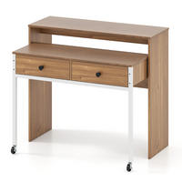 COMPUTERTISCH Natur - Naturfarben, Holzwerkstoff (63/100/88cm) - COSTWAY