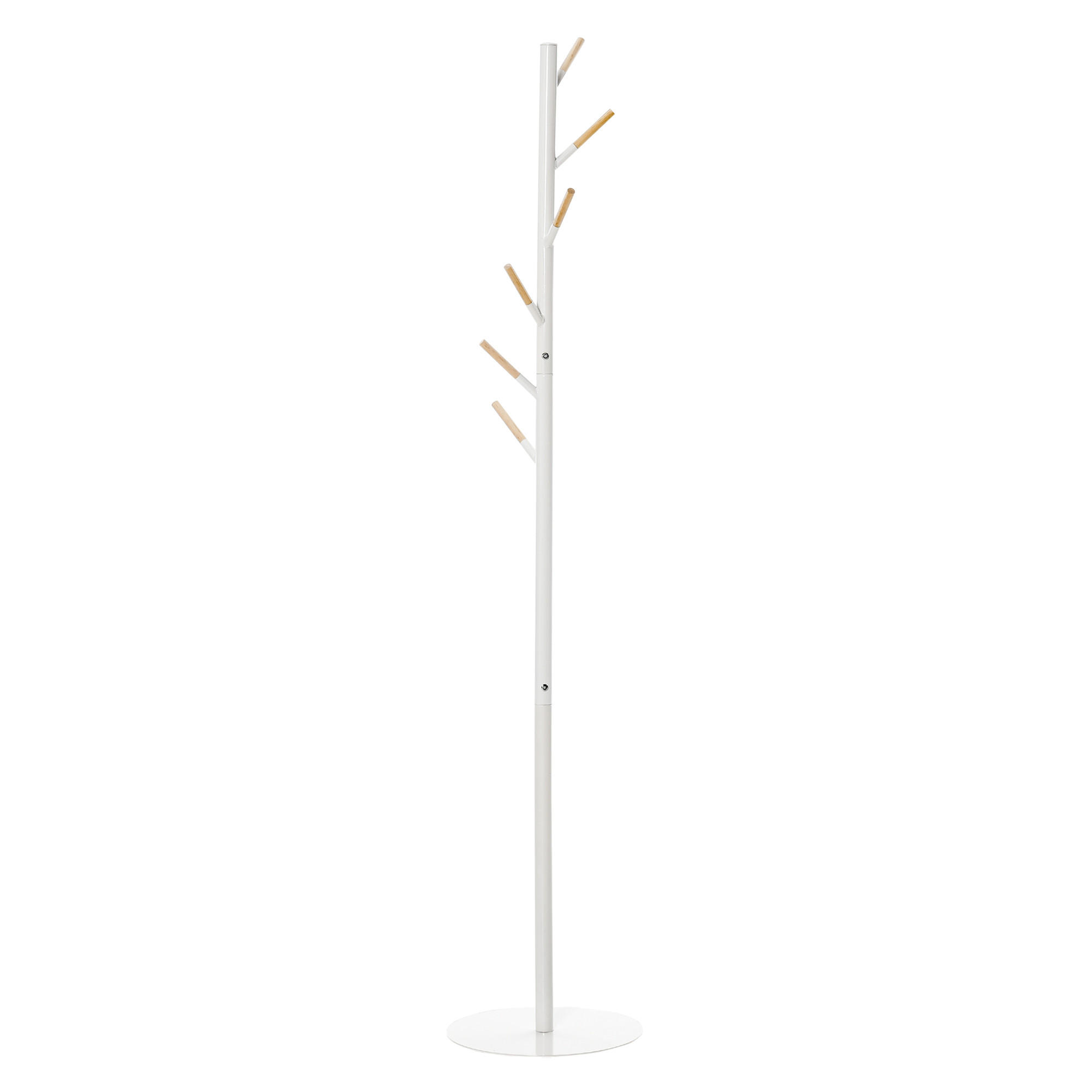 GARDEROBENSTÄNDER Weiß 1 Stück - Weiß, Metall (35/174/35cm) - GiPP