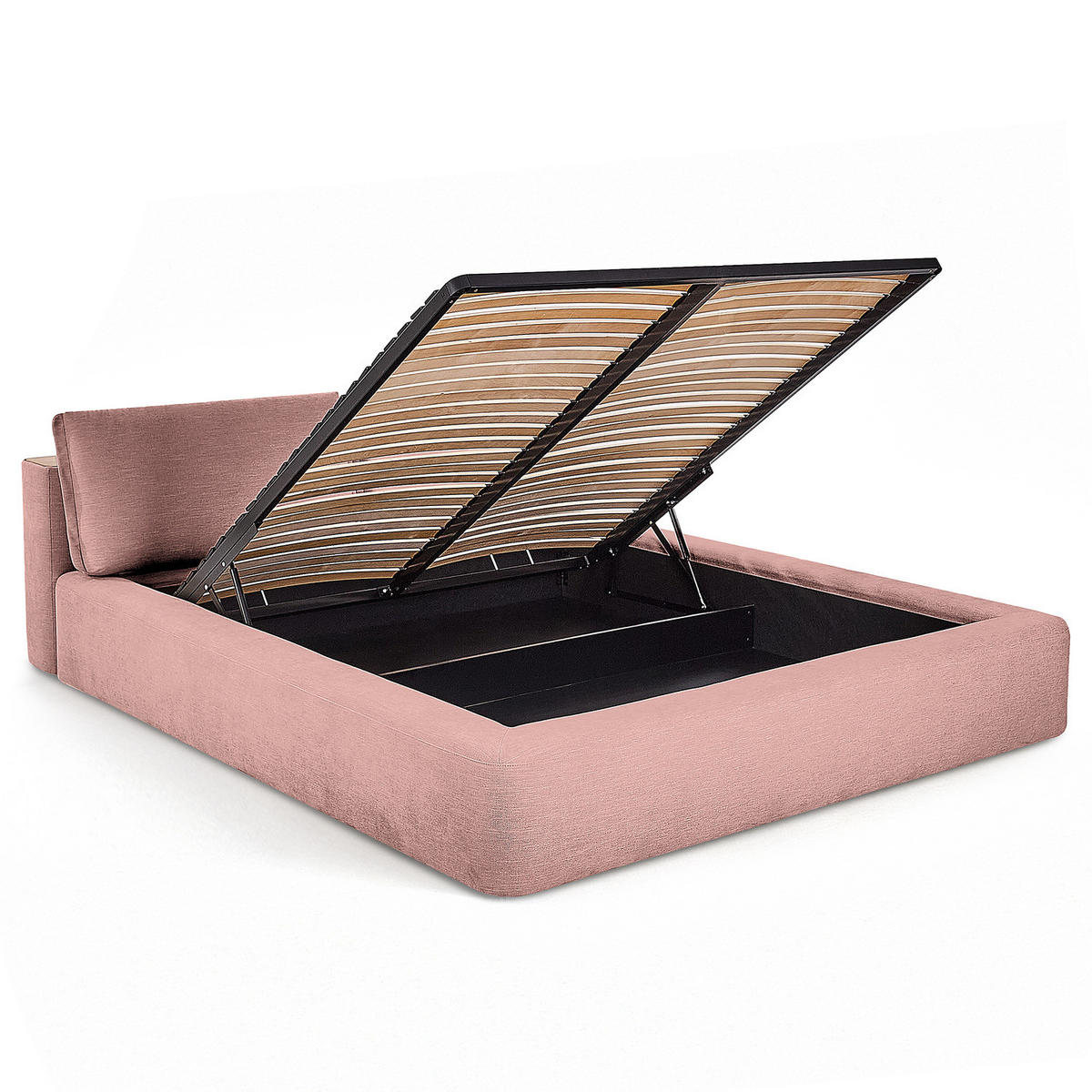 POLSTERBETT - Mauve, Textil (200/200cm) - home24