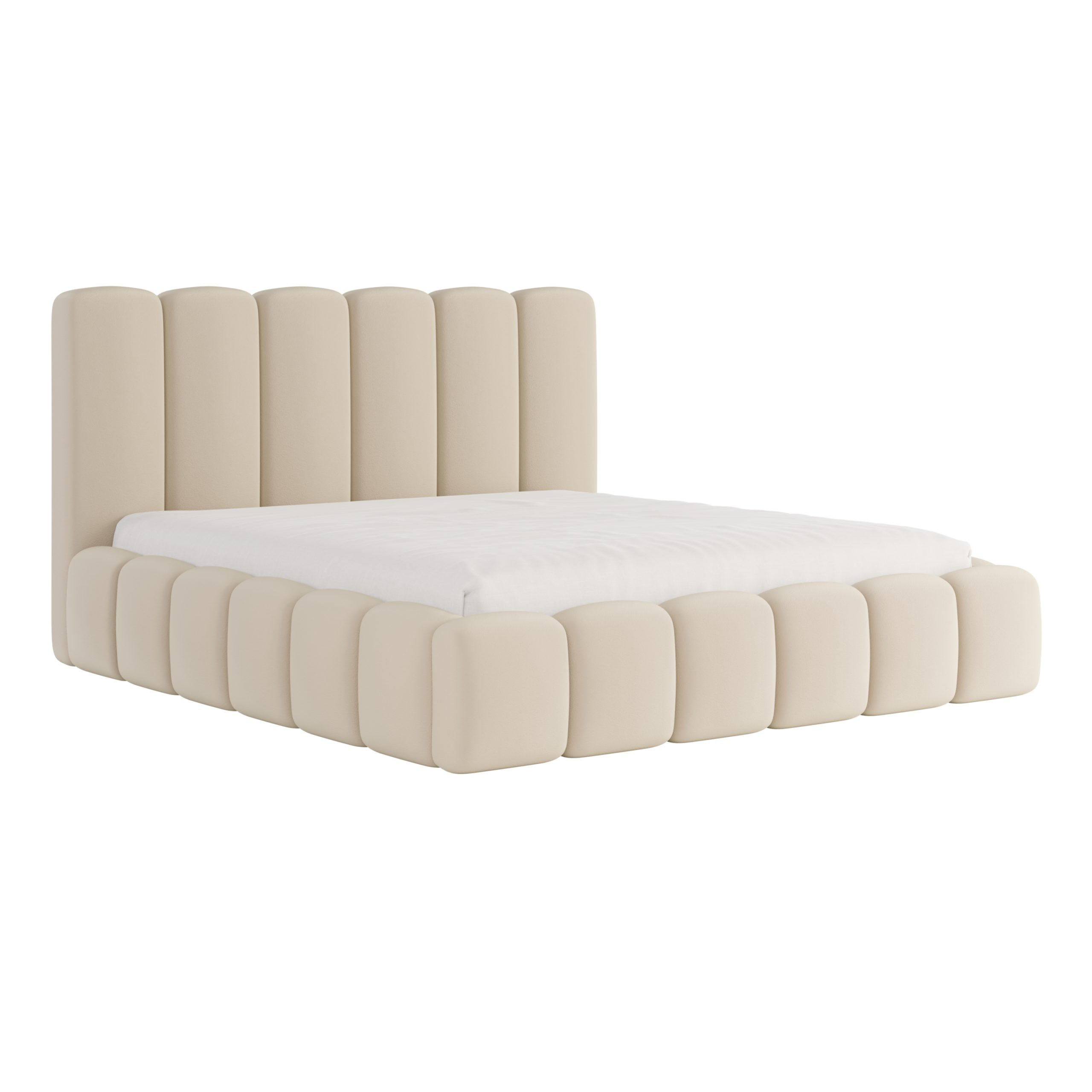 POLSTERBETT Doppelbett Svenstorp Beige 160x200 cm - Beige, Textil (160/200cm) - Meblito