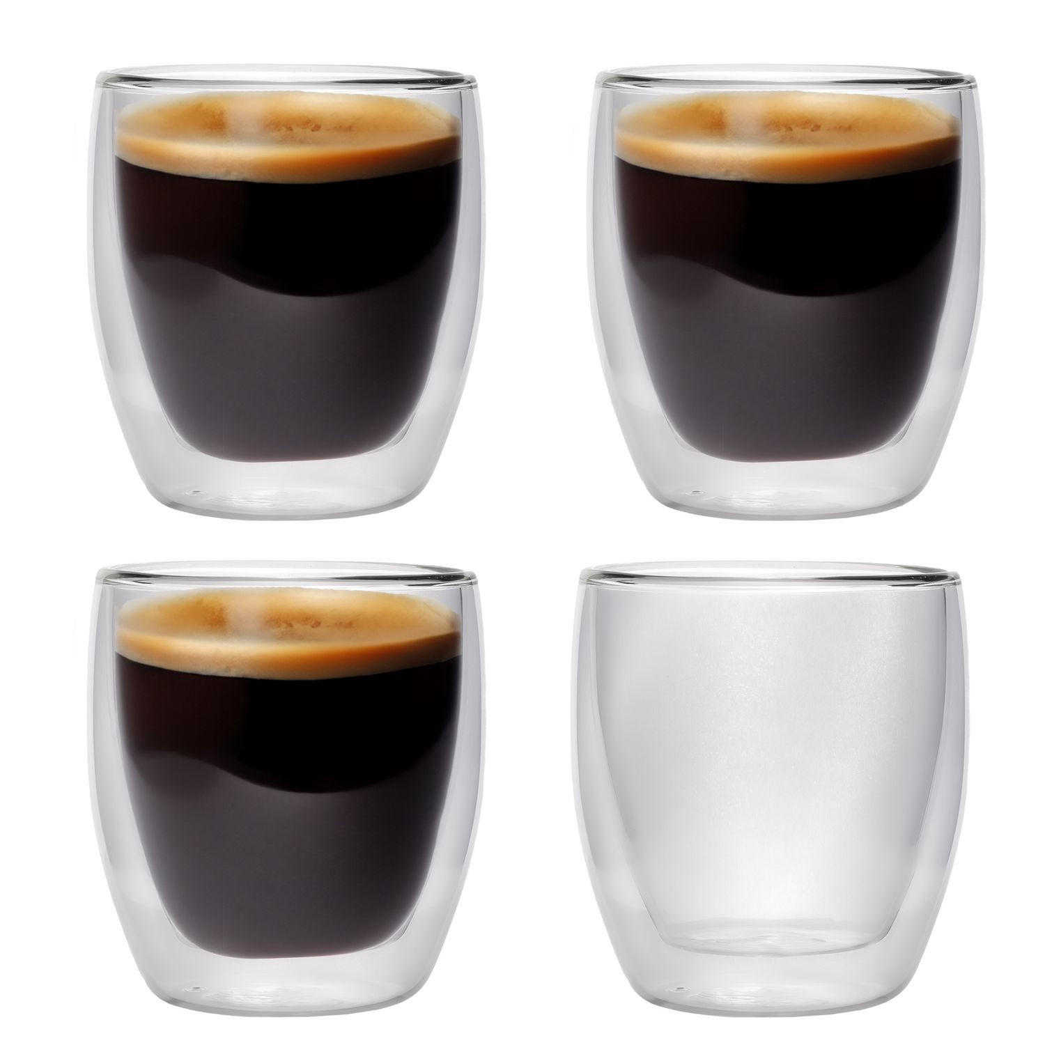 Intirilife Kaffeeglas Transparent