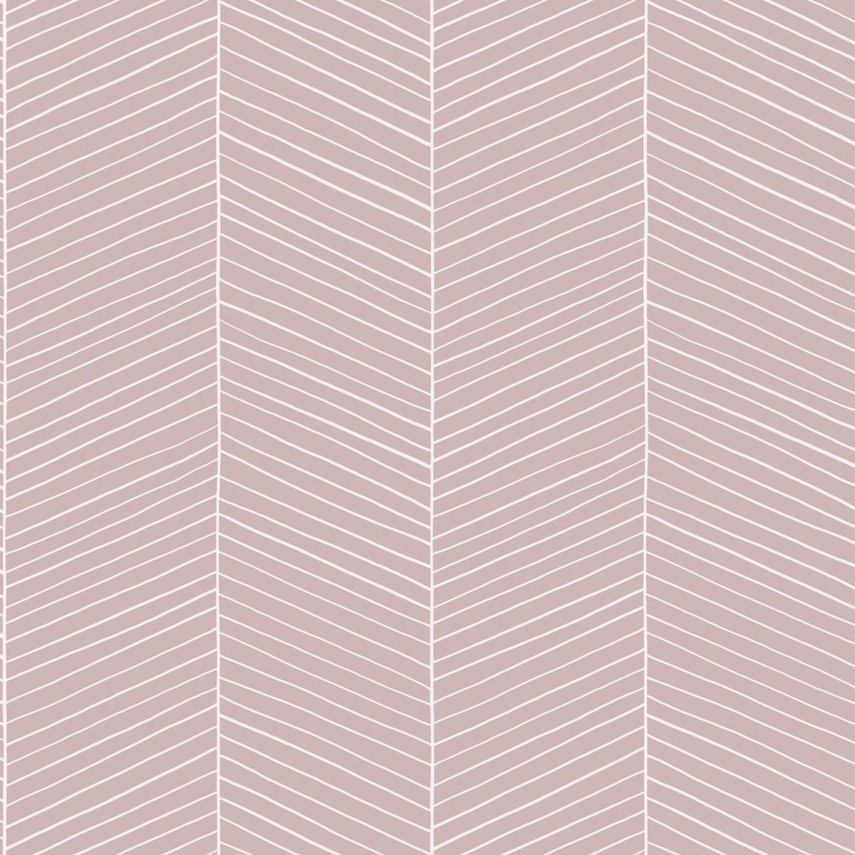 TAPETE Fischgrätmuster 53 cm x 10.05 m - Pink, Papier (53/1000cm) - ESTAhome