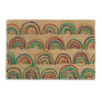 FUSSMATTE - Multicolor, Kunststoff/Textil (60/40cm) - Relaxdays