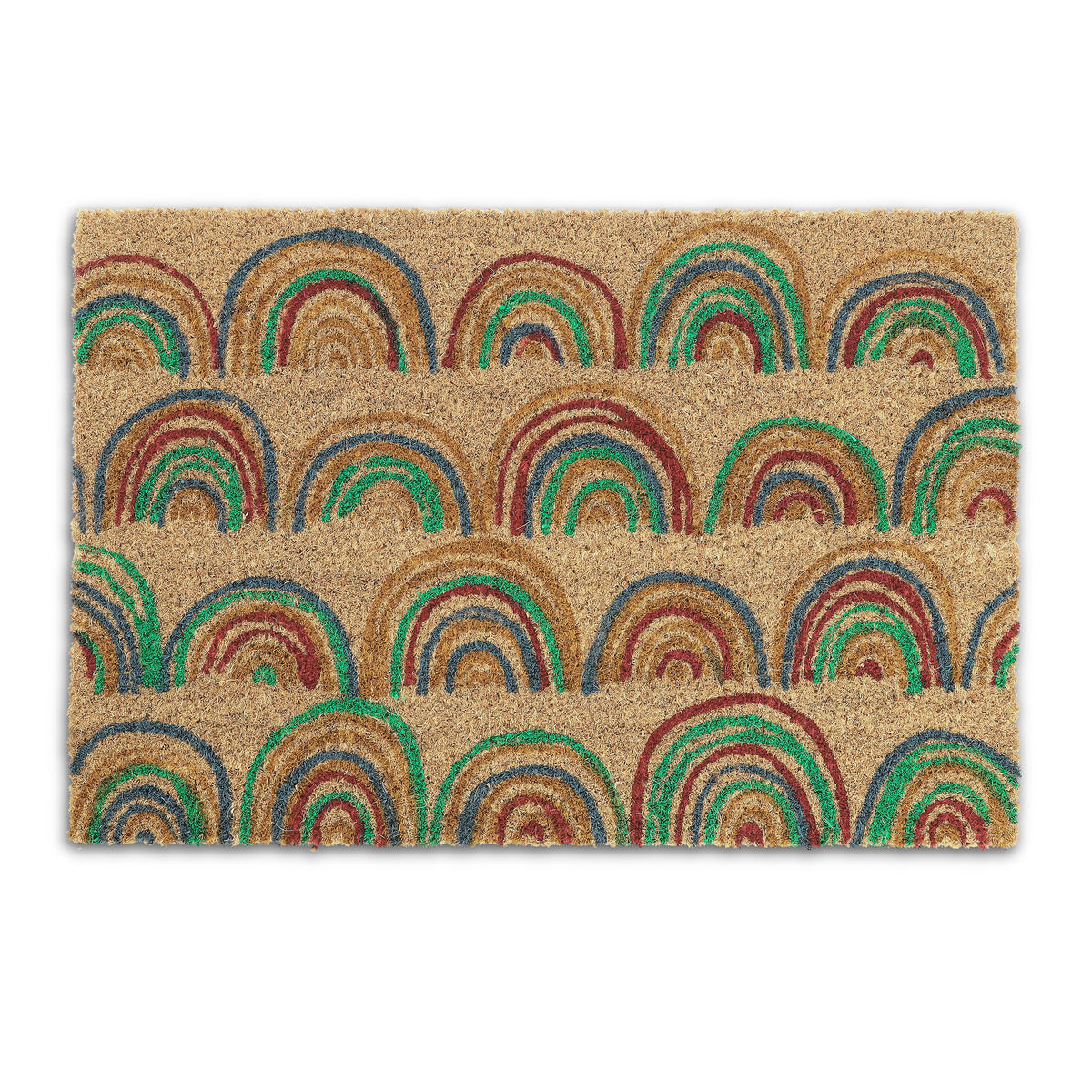 FUSSMATTE - Multicolor, Kunststoff/Textil (60/40cm) - Relaxdays