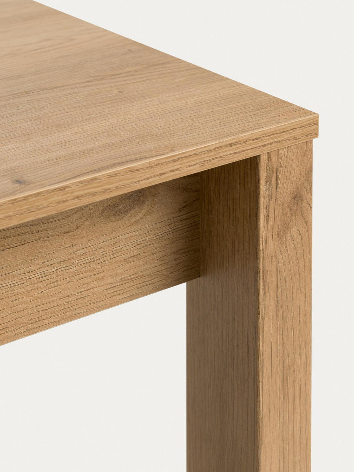 ESSTISCH Hegas Natur 90 x 140 - Braun, Holzwerkstoff (140/90/74cm) - Kenay Home