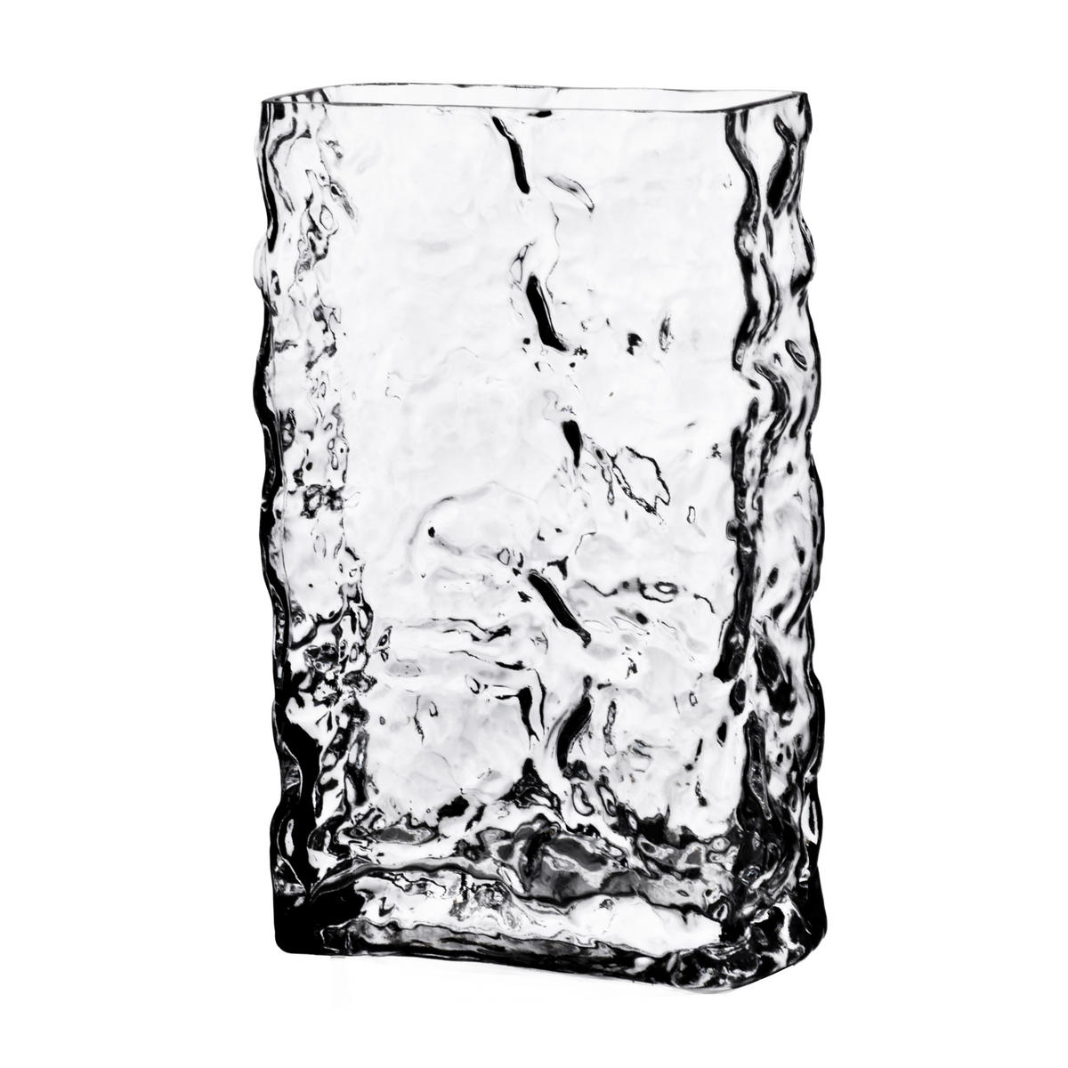 VASE Serenite Transparent 14,5x7xh24 cm Glas - Transparent, Glas (24cm) - Mondex