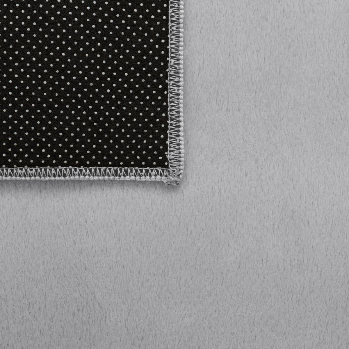 KURZFLORTEPPICH LUMI hellgrau kuschelweich waschbar 240/340 cm - Hellgrau, Textil (240/340cm) - Tapiso