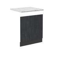 FRONTBLENDE R-Line Schwarz Beton 60 cm AP Marmor - Anthrazit/Schwarz, Holzwerkstoff (60/57.2/1.6cm) - Vicco