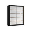 SCHIEBETÜRENSCHRANK Flavio IV - Goldfarben, Holzwerkstoff/Metall (150/200/58cm) - MIRJAN24