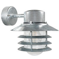 WANDLEUCHTE Vejers - Silber - 22/23 cm - Silberfarben, Metall (22/23/23cm) - Nordlux