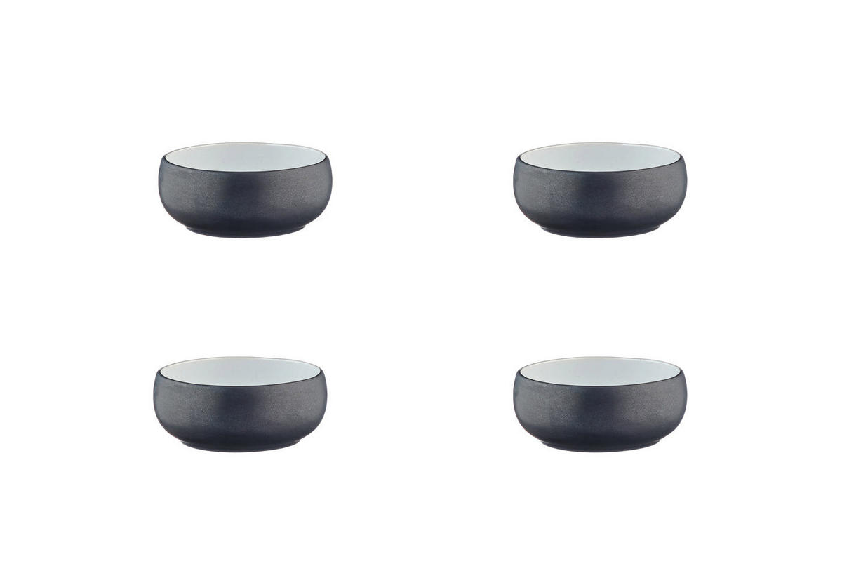 SCHALEN Gourmet Ø12cm - 4er-Set - Onyx - Schwarz, Keramik (12cm) - Björn