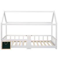 HAUSBETT Kiefernholz 90/200 cm Weiß - Weiß, Holz - Raumix