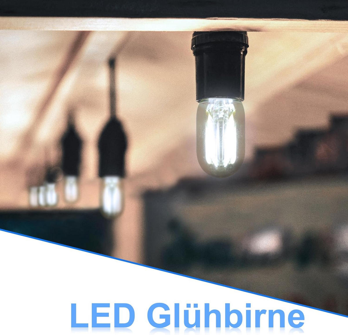 LEUCHTMITTEL Glowmaris 2.2/2.2/6.4 cm - Braun, Glas (2.2/6.4cm) - ZMH