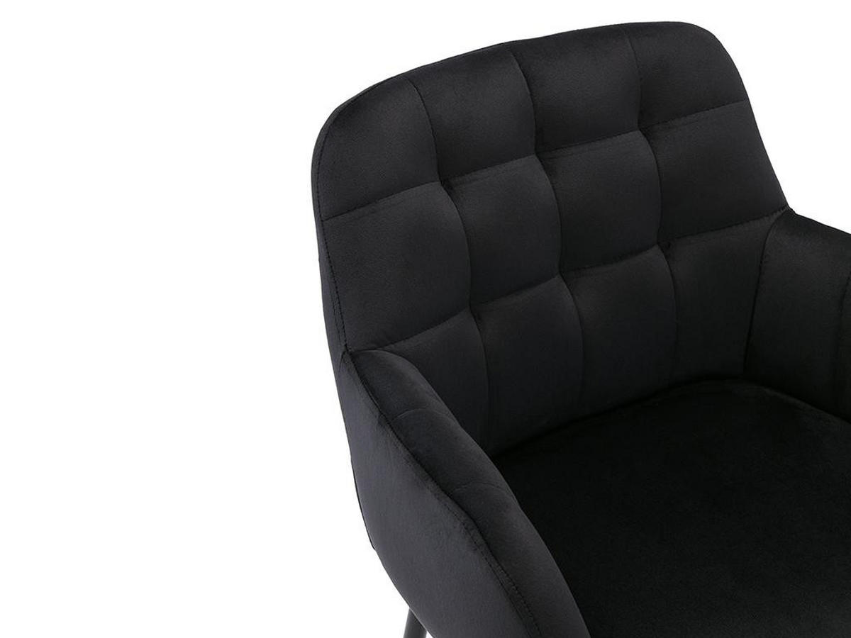 BARHOCKER 2er-Set - Samt & Metall - Schwarz - PEGA - Schwarz, Textil (54/104/50cm) - Pascal Morabito