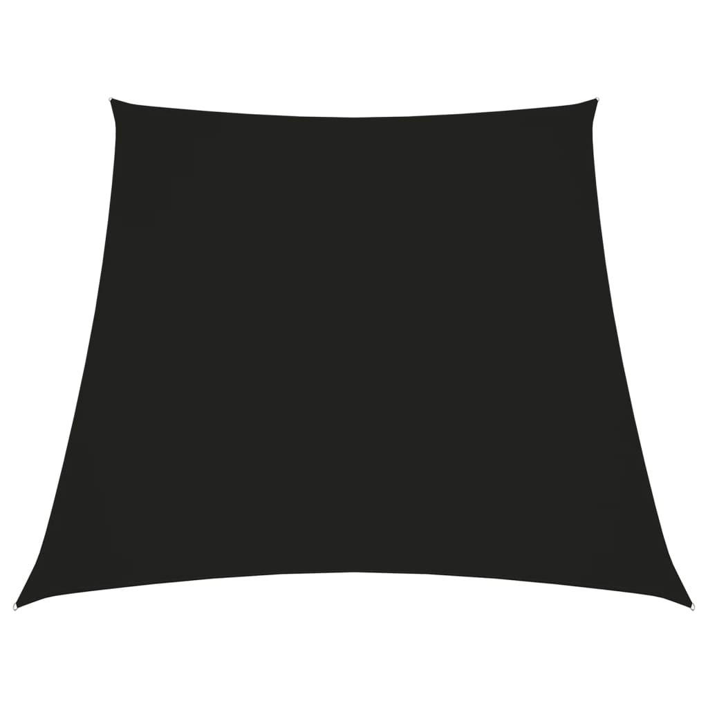 SONNENSEGEL Oxford-Gewebe Trapezförmig 3/5x4 m Schwarz - Schwarz, Textil (300/400cm) - furnicato