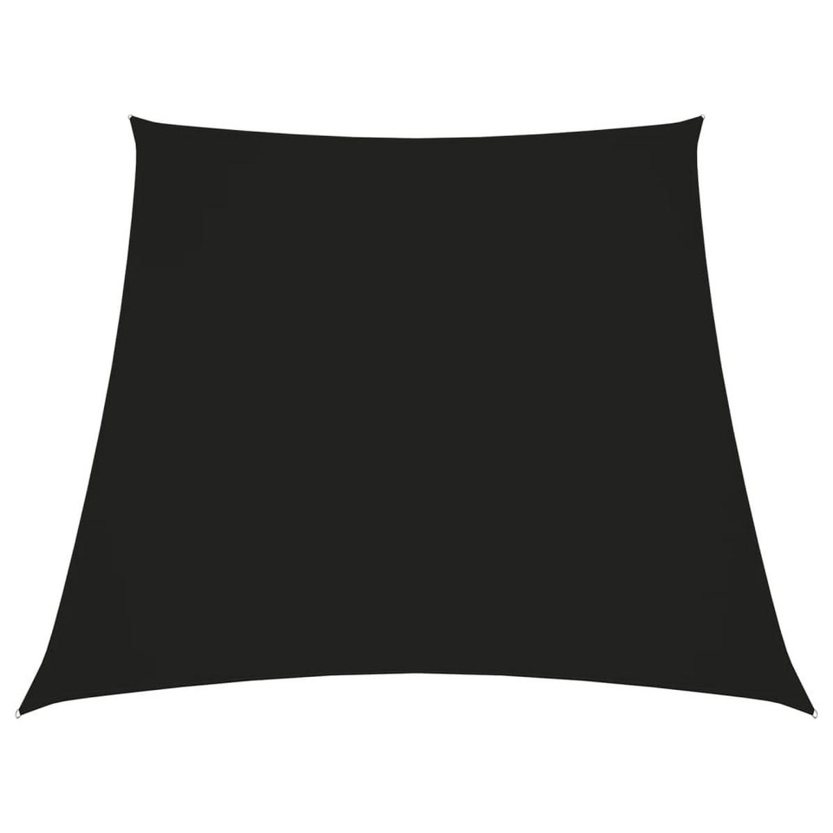 SONNENSEGEL Oxford-Gewebe Trapezförmig 3/5x4 m Schwarz - Schwarz, Textil (300/400cm) - furnicato