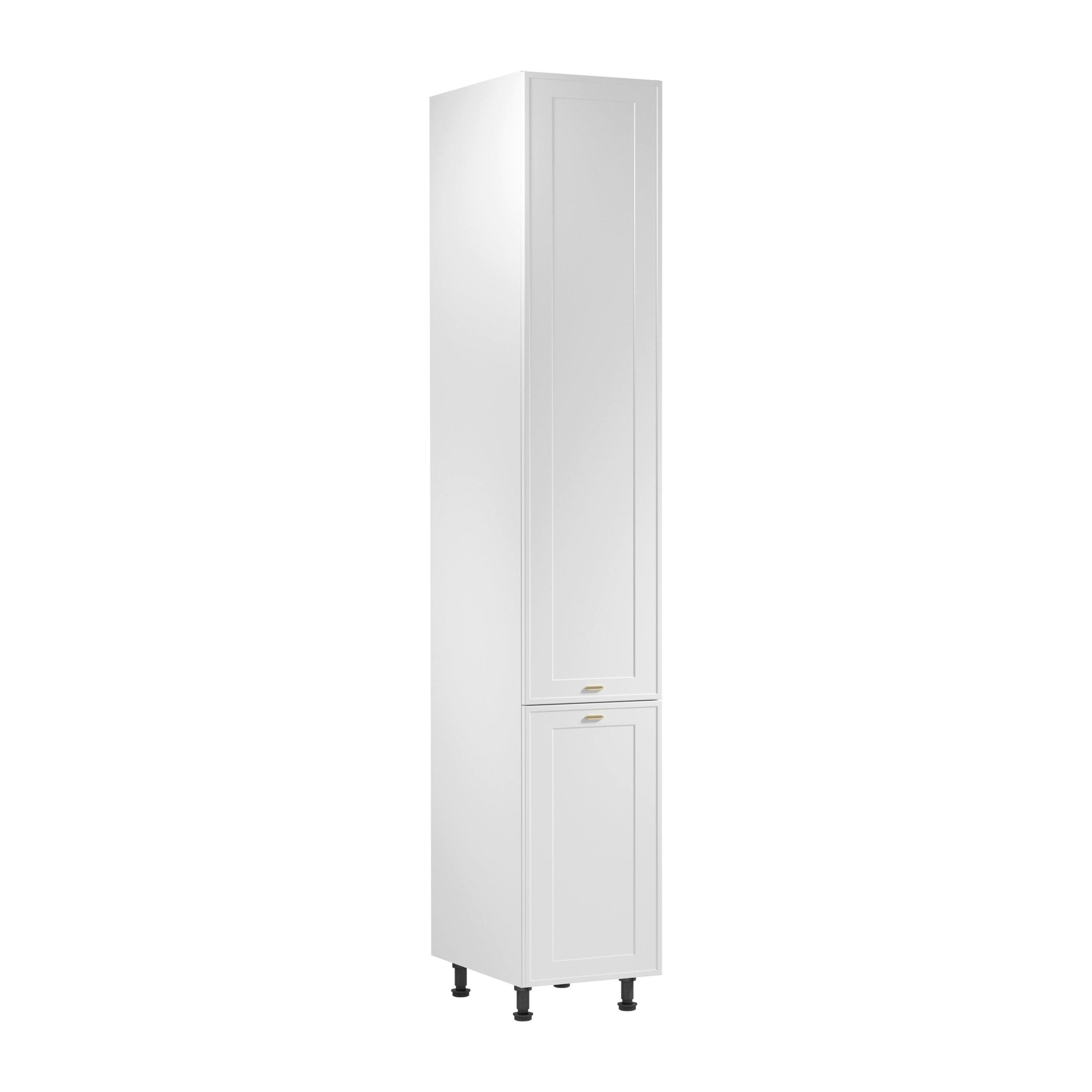 HOCHSCHRANK D40SPWN P/L – Sorento Weiß – Weiß - Weiß, Holzwerkstoff (40/247/58cm) - ROYAL24_MARKT