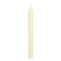 MARBLE Leuchterkerzen durchgefärbt Elfenbein 250 x 22 mm, 20er Set - Beige, Paraffin (2.2/25/25cm) - Wiedemann Kerzen
