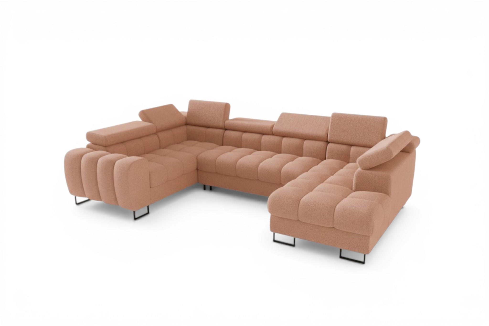 Fun Möbel Wohnlandschaft Orange 350x95x195 cm