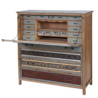 SEKRETÄR Braun, Grau - Braun/Grau, Holz (36/99/113cm) - MCW