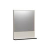 WANDSPIEGEL PureBliss Hellgrau - Hellgrau, Holzwerkstoff (60/74/14cm) - Trendteam