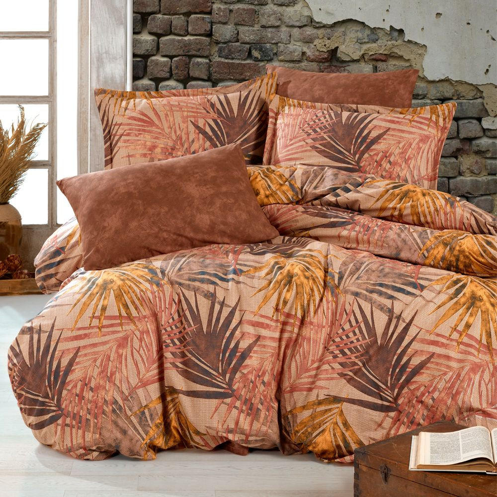 BETTWÄSCHE 5-teilig 200/200 cm GÜNEY - Rot, Textil (200/200cm) - ROLFNERS