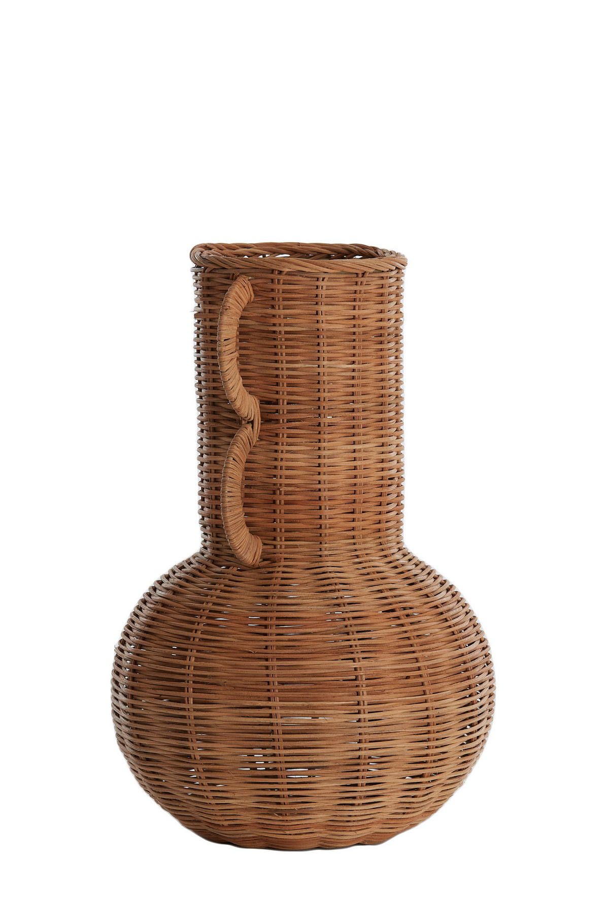 VASE Naleah - Braun - 25/25/38 cm - Braun, Naturmaterialien (38cm) - Light & Living