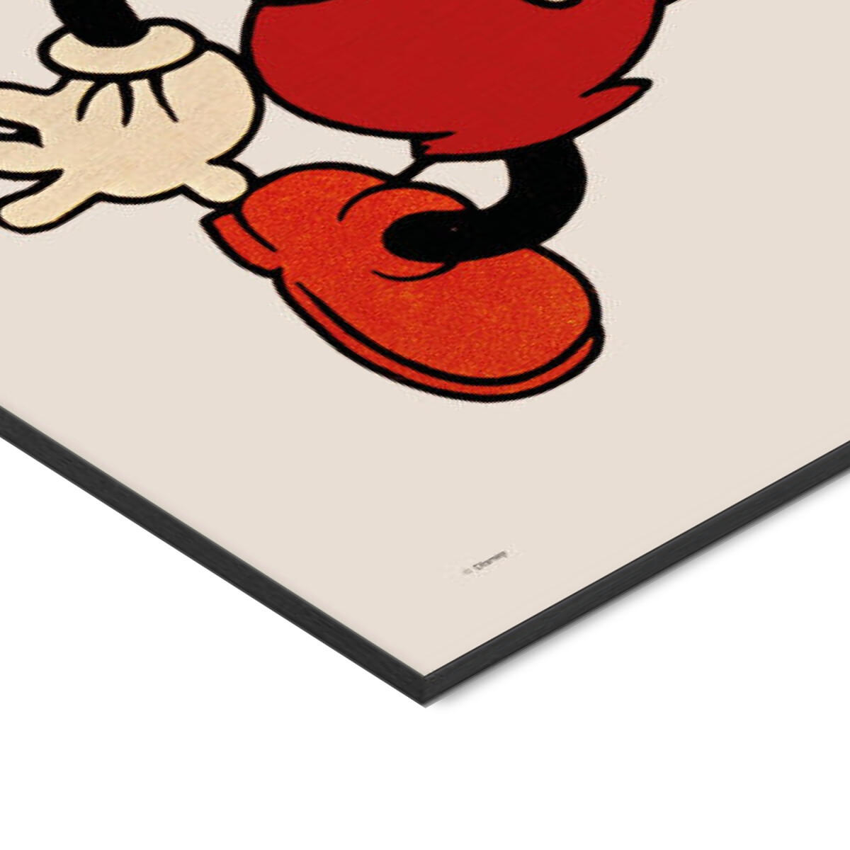 POSTER mit Rahmen Disney - Disney - Mickey Mouse Vintage No. 01 - Beige/Schwarz, Holz/Papier (30/40cm) - Poster&Frame