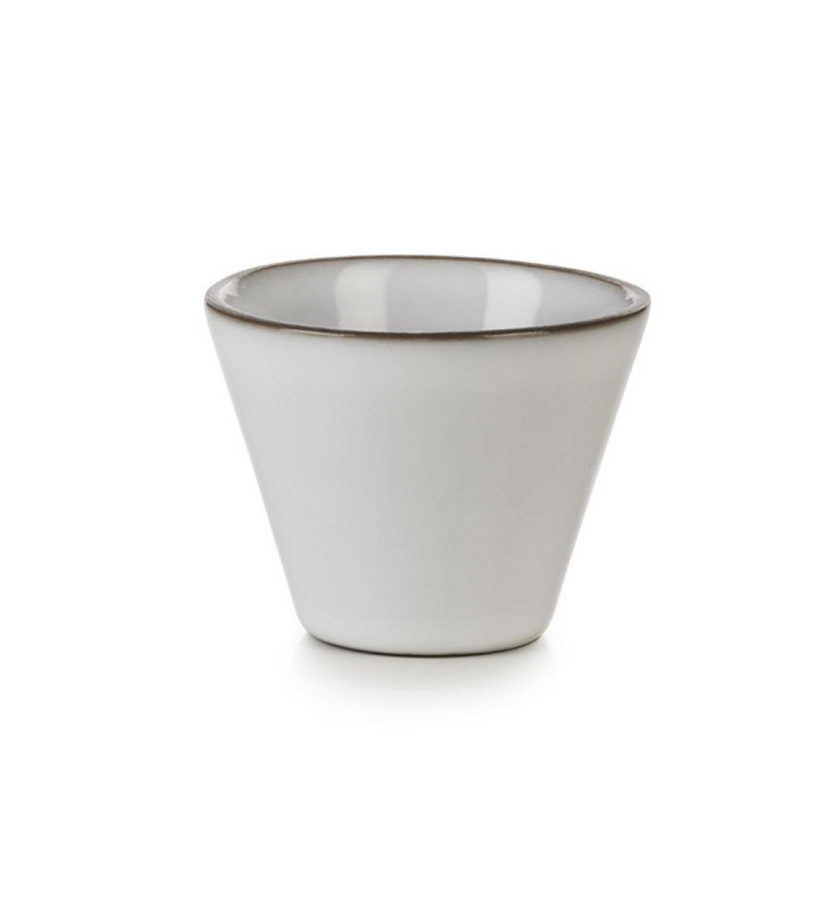 SCHALE EQUINOXE 5 cl Weiss Kumulus - Weiß, Keramik (6.3/5/6.3cm) - Revol Porcelaine France
