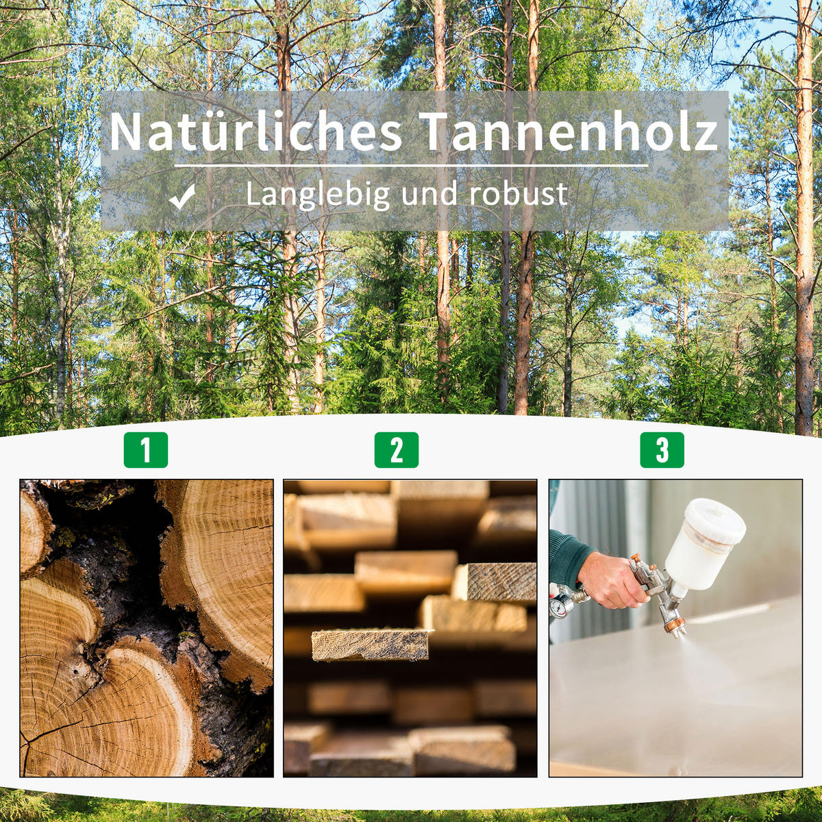 HOCHBEET Pflanzkasten mit Rankgitter, für Kletterpflanzen, Tannenholz, Orange - Fichtefarben, Holz (31.5/149.5/72.5cm) - Outsunny