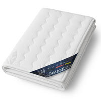 MATRATZENBEZUG Bio Baumwolle 100/200cm für 16cm Kernhöhe - Weiß, Textil (100/200cm) - AM Qualitätsmatratzen