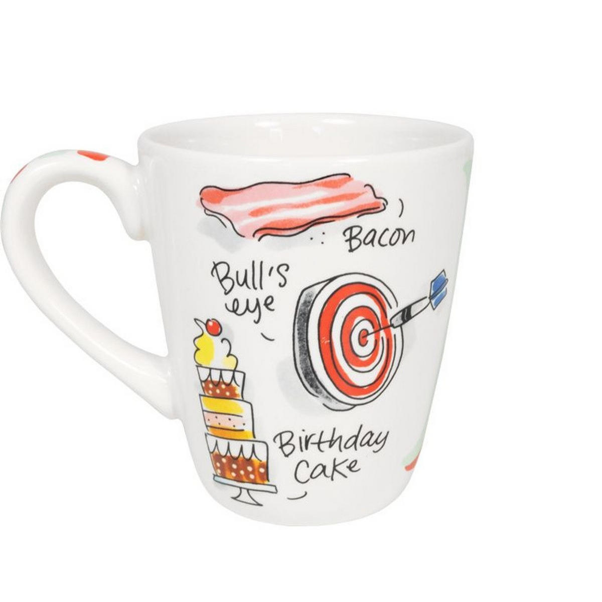 BECHER Love Letter B in Bunt - 350 ml - Multicolor, Keramik (0.35L) - Blond Amsterdam