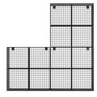 KINDER-REGAL Sona Schwarz aus Metall - Schwarz, Metall (65/192/33cm) - Tikamoon