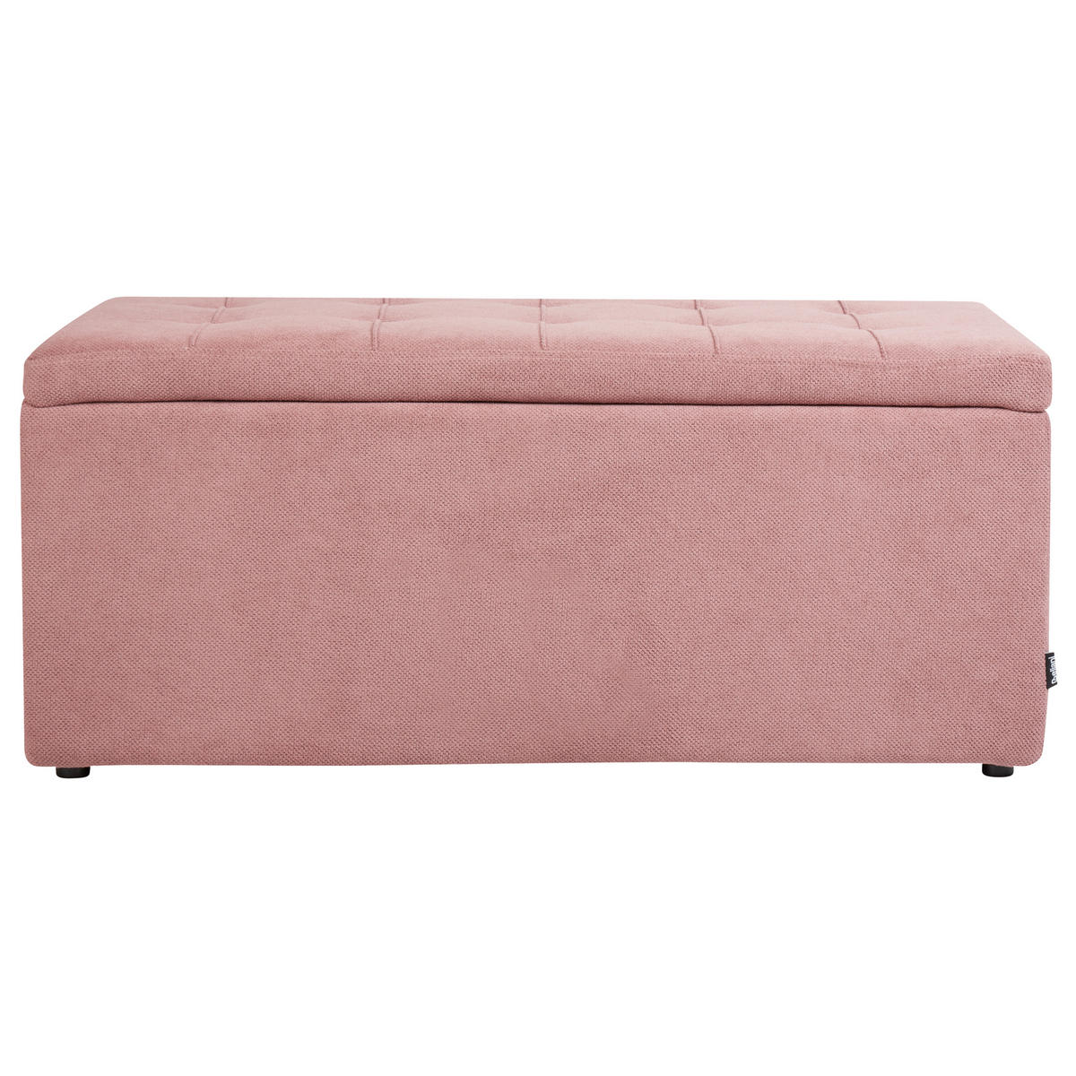 OTTOMANE mit Stauraum Stoff Rosa Orem - Pink, Textil (100/42/40cm) - Beliani