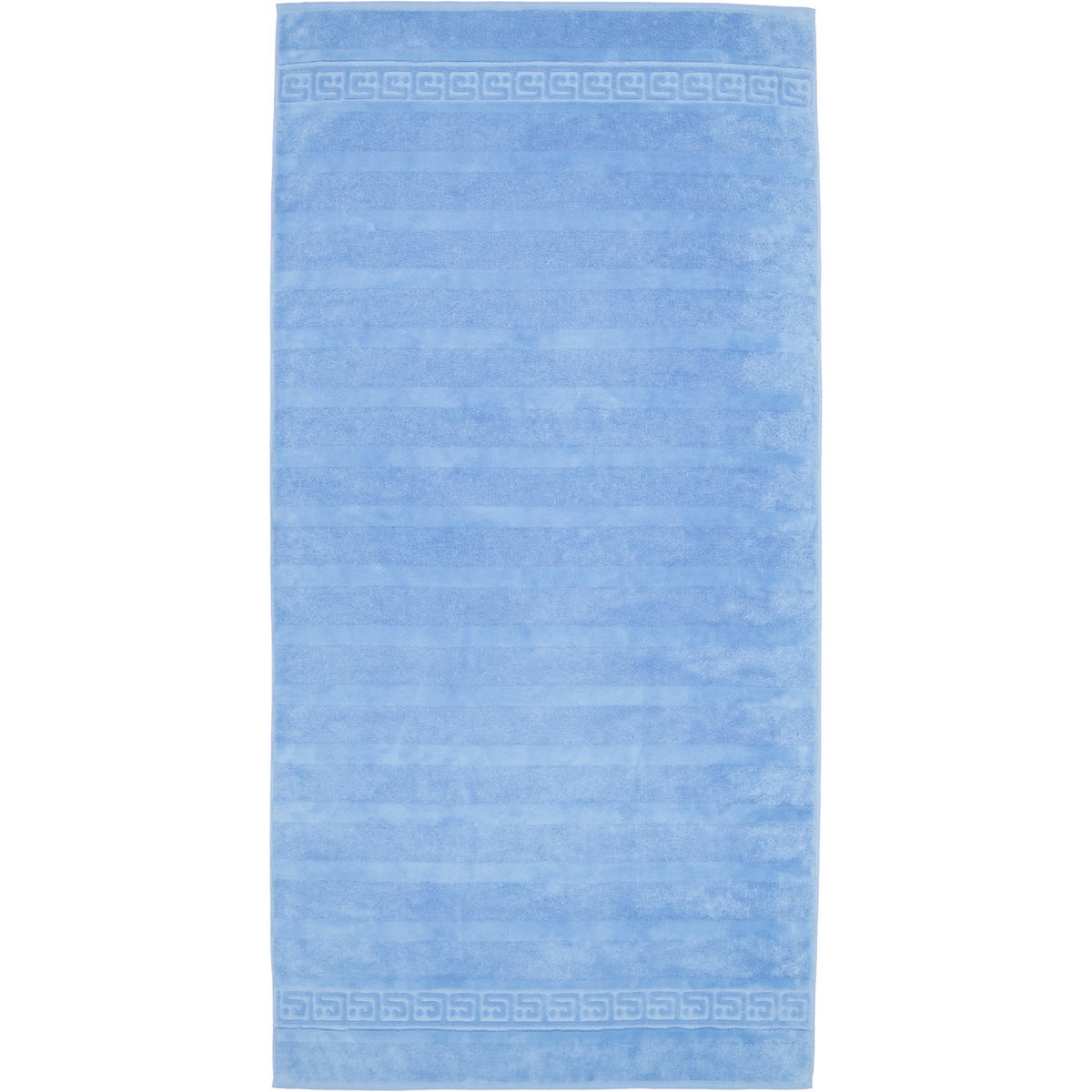 HANDTÜCHER NOBLESSE UNI 1001 MITTELBLAU - 188 - Blau, Textil (80/160cm) - Cawoe