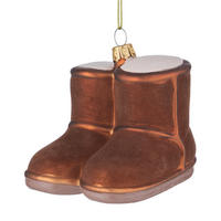 ANHÄNGER HANG ON Boots - Braun, Glas (7/8/9cm) - Butlers