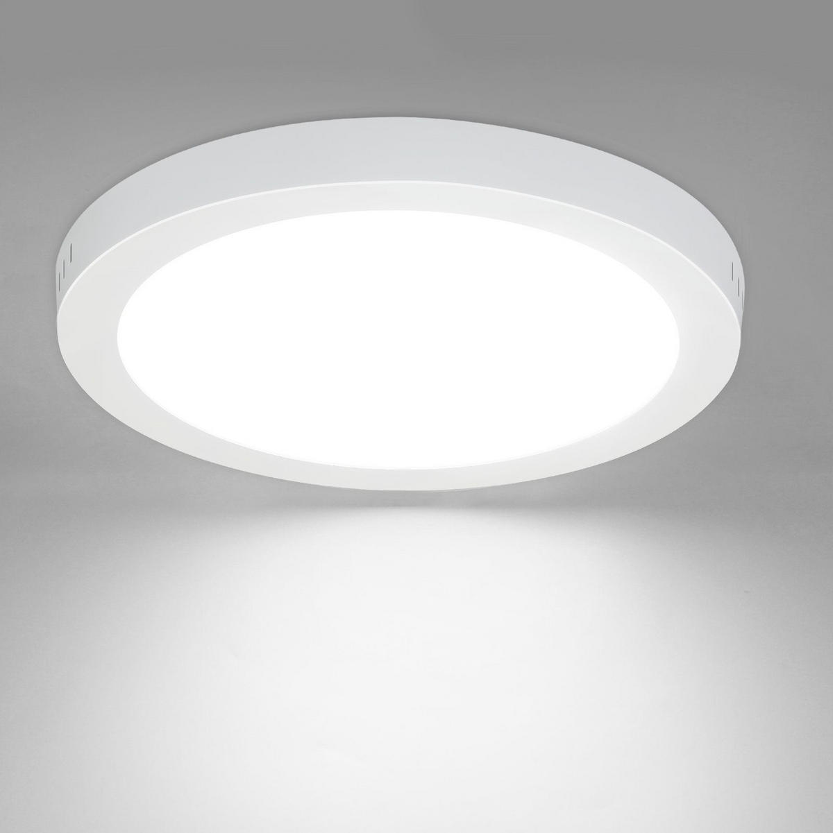LED-DECKENLEUCHTE Robert 23/23/3.2 cm - Weiß, Kunststoff (23/23/3.2cm) - Nettlife