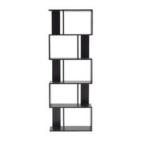 BÜCHERREGAL Schwarz 24/60/169 cm - Schwarz, Holzwerkstoff (24/169/60cm) - Mobili Rebecca
