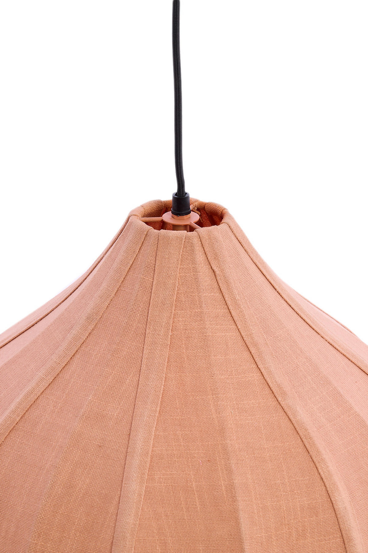 HÄNGELAMPE Pasto Rosa Ø31/38 cm - Koralle, Textil (31/31/38cm) - Light & Living