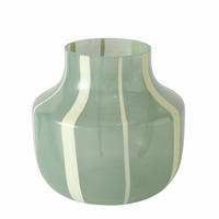 GLASVASE Erissa H. 13 cm - Grün, Glas (14/13.3cm) - Boltze Home