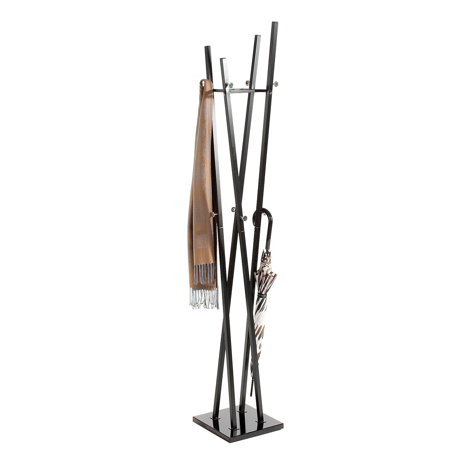 KLEIDERSTÄNDER VITUS - Schwarz, Metall (30/181/30cm) - IDIMEX