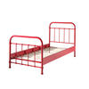 METALLBETT Karlyn 210x111x98 aus Metall in Rot - Rot, Metall (90/200cm) - 58aufmkessel