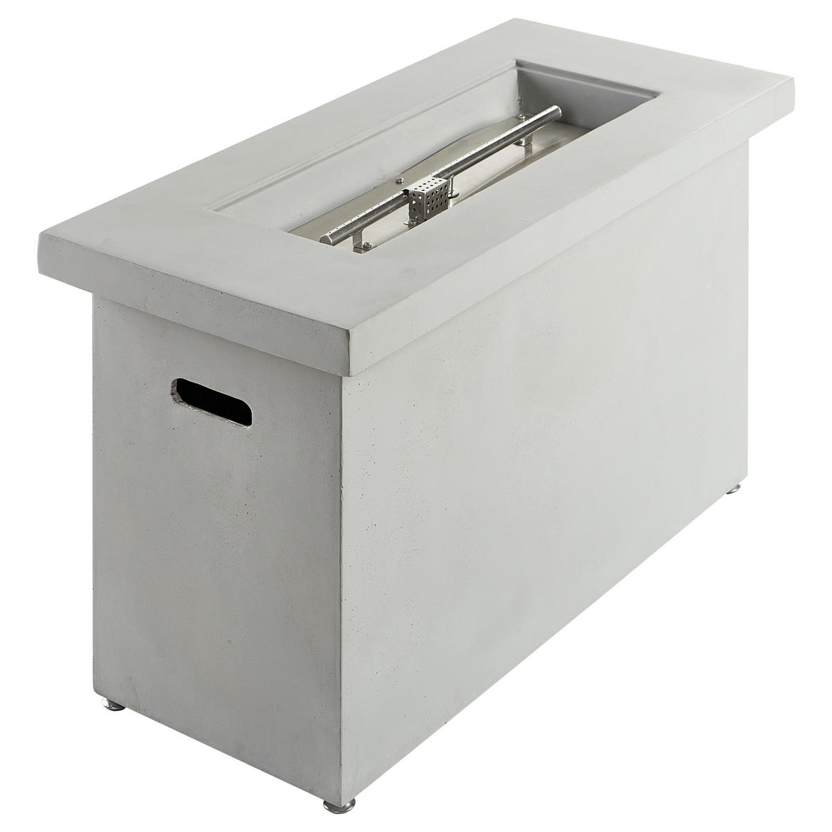 FEUERSTELLE Grau Ambrim - Grau, Stein (108/62/51cm) - Beliani