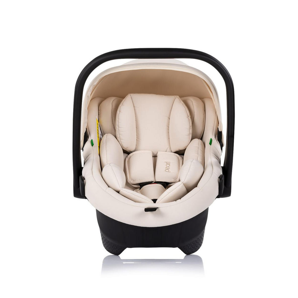 BABYSCHALE Set Isofix Pearl beige i-Size (40-85cm) Isofix-Basis-Station Adapter - Beige, Kunststoff (43/56/60cm) - Chipolino