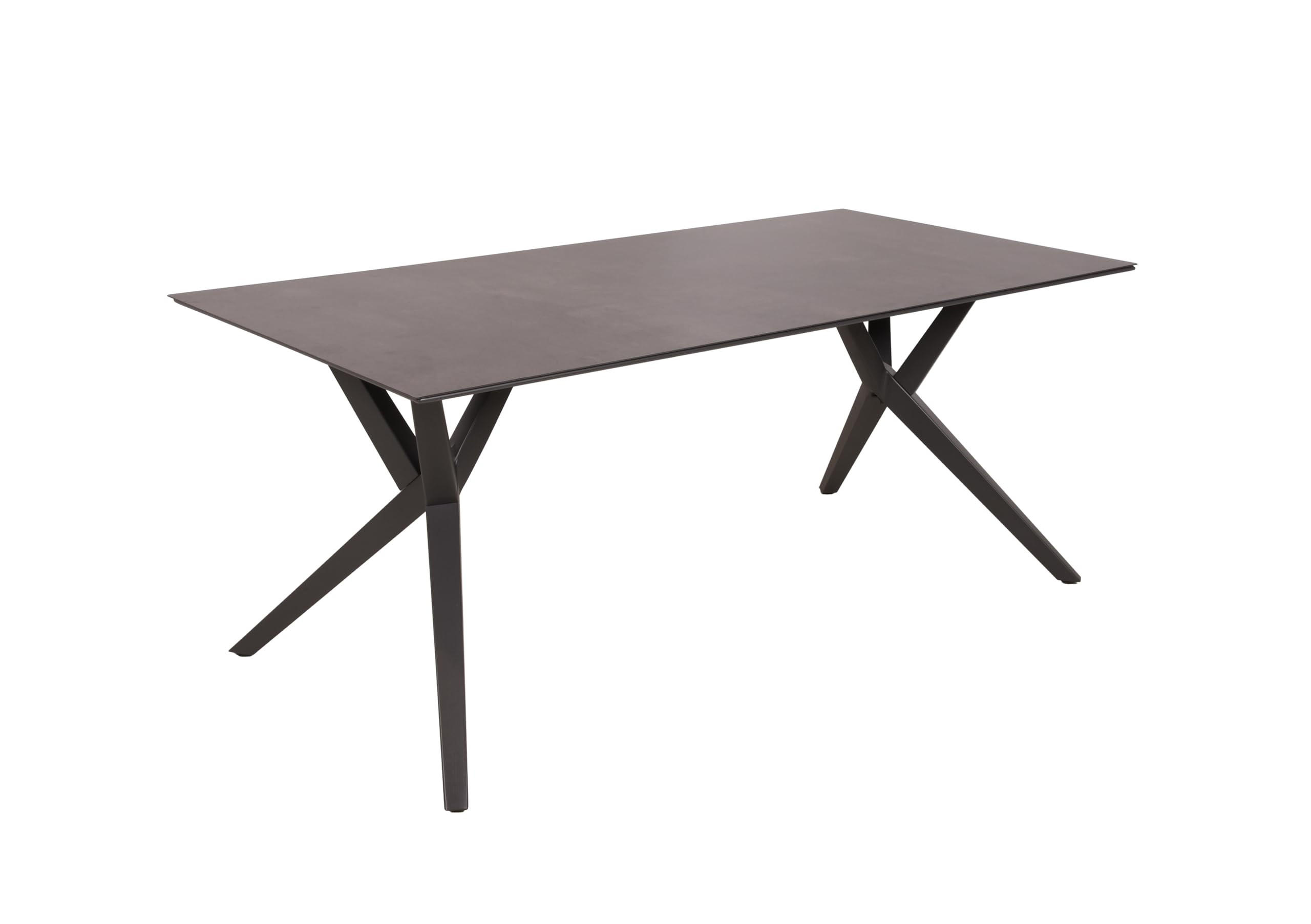 Deluke Gartentisch Grau 90x74.5x180 cm
