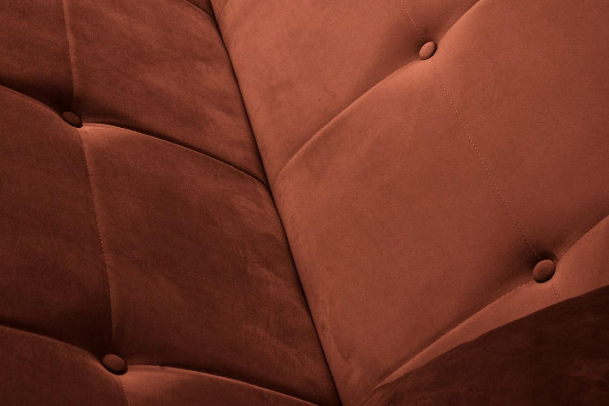 SOFA Luna 213cm im skandinavisches Stil, mit Schlaffunktion und Bettkasten, braun - Braun, Kunststoff (213/92/94cm) - Margaret Hadas24