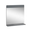 BADEZIMMERSPIEGEL Izan Grau 60 x 62 cm - Grau, Glas (60/62/12cm) - Vicco