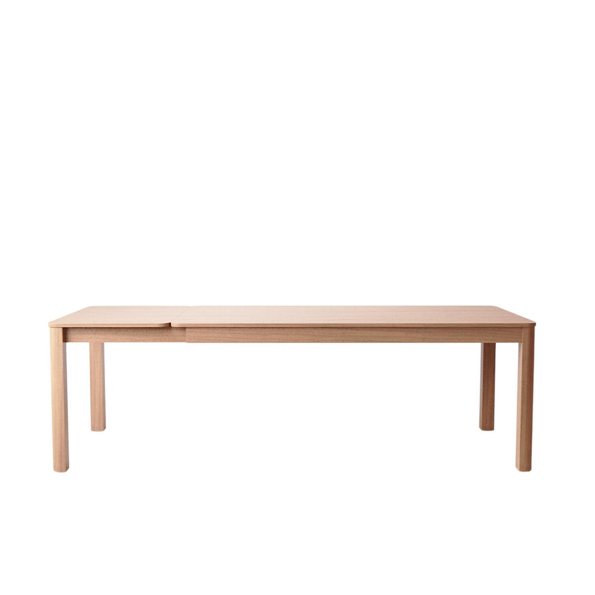TISCH Léon Natur aus Teak - Naturfarben, Holz (90/240/75cm) - Tikamoon