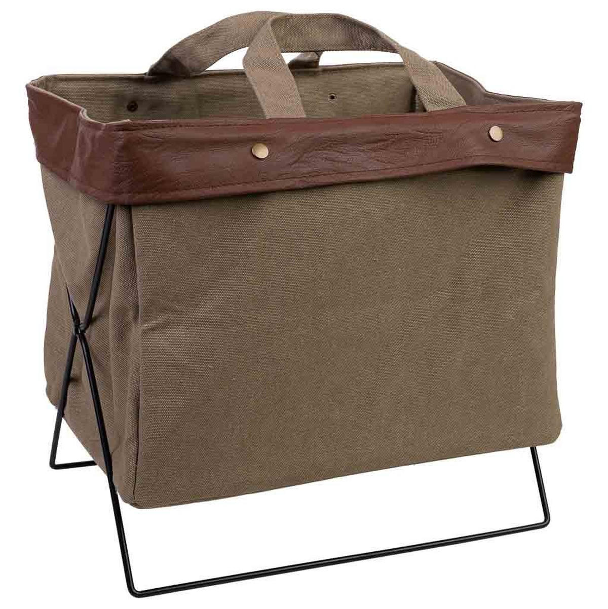 AUFBEWAHRUNGSKORB aus metall 38x26x36cm - Schwarz, Metall (38/36/26cm) - Wanderlust